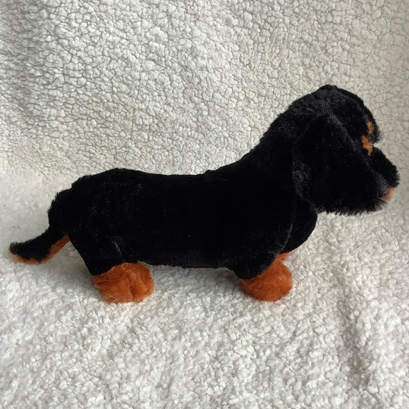 GANZ Webkinz HM345 Dachshund Puppy Dog Plush Stuffed Animal Toy No Code #1 - Picture 1 of 10